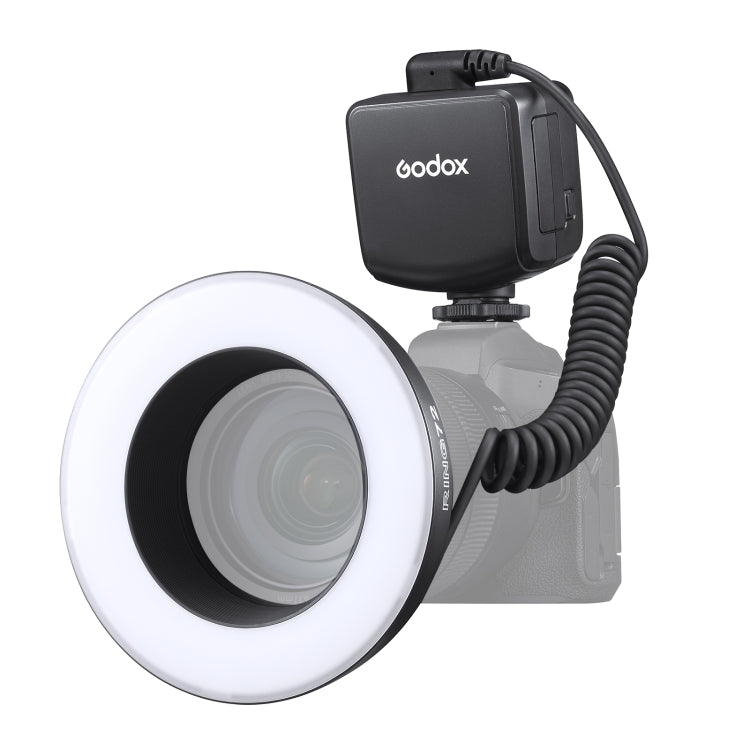 Godox Ring72 Macro Ring 48 LED Flash Light with 8 Different Size Adapter Rings(Black) - Ring Light Flashes by Godox | Online Shopping UK | buy2fix