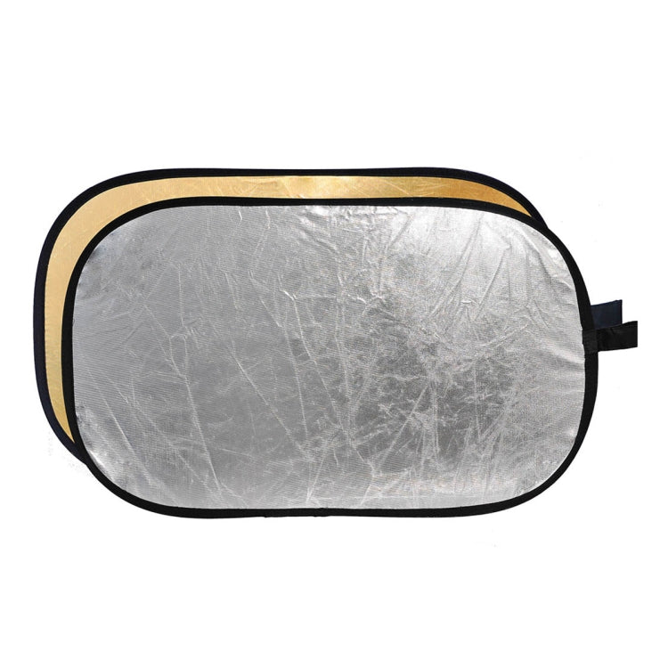 Godox FT01 2 in 1 Gold / Silver Oval Folding Reflector Board, Size: 100 x 150cm -  by Godox | Online Shopping UK | buy2fix