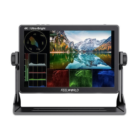 FEELWORLD LUT11 10.1 inch Ultra High Bright 2000nit Touch Screen DSLR Camera Field Monitor, 4K HDMI Input Output 1920 x 1200 IPS Panel(AU Plug) - On-camera Monitors by FEELWORLD | Online Shopping UK | buy2fix