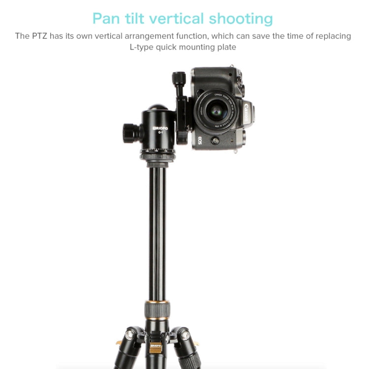 TRIOPO 652 Horizontal Arm Tripod Mount Quick Release Center Column Boom Bracket with Tripod Ball-Head - Camera Accessories by TRIOPO | Online Shopping UK | buy2fix