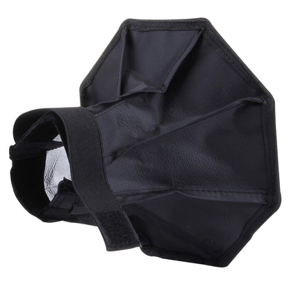 20cm Universal Octangle Style Flash Folding Soft Box, Without Flash Light Holder(Black + White) - Camera Accessories by buy2fix | Online Shopping UK | buy2fix