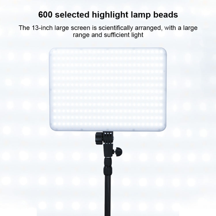 TRIOPO TTV-600 36+36W 5500-3200K 600 LEDs Flat Fill Light with Remote Control & Display - Selfie Light by TRIOPO | Online Shopping UK | buy2fix