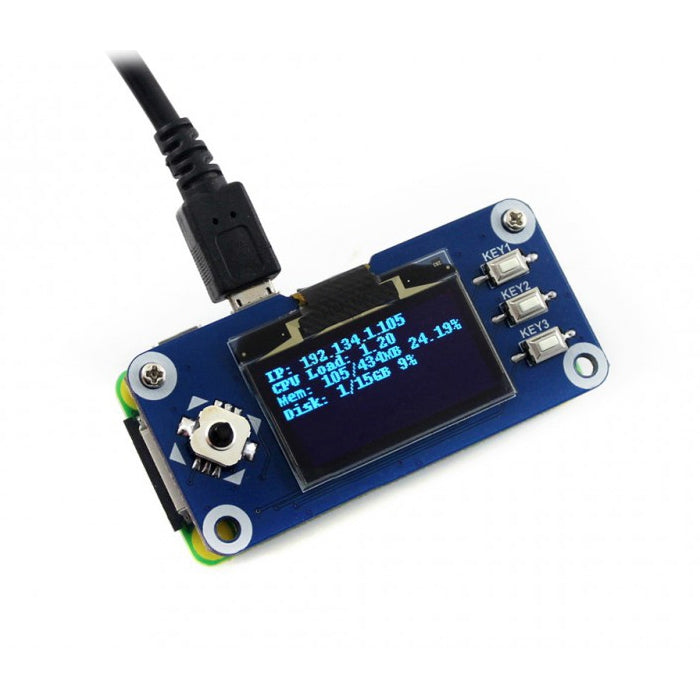 WAVESHARE 128x64 1.3inch OLED Display HAT for Raspberry Pi - LCD & LED Display Module by buy2fix | Online Shopping UK | buy2fix