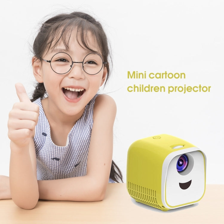 L1 Children Projector Mini LED Portable Home Speaker Projector, AU Plug(Black) - Consumer Electronics by buy2fix | Online Shopping UK | buy2fix