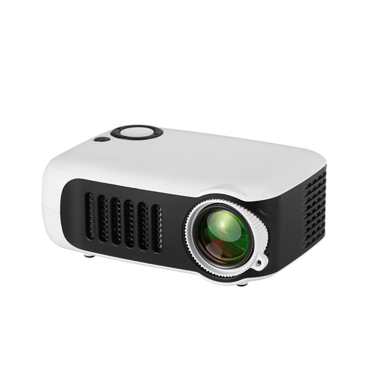 A2000 Portable Projector 800 Lumen LCD Home Theater Video Projector, Support 1080P, EU Plug (White) - Consumer Electronics by buy2fix | Online Shopping UK | buy2fix