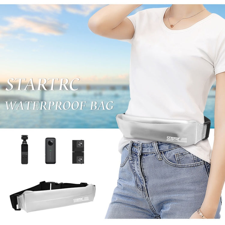 STARTRC Portable Frosted Transparent Waterproof Waist Pack Storage Bag for DJI Osmo Pocket / Action - DJI & GoPro Accessories by STARTRC | Online Shopping UK | buy2fix