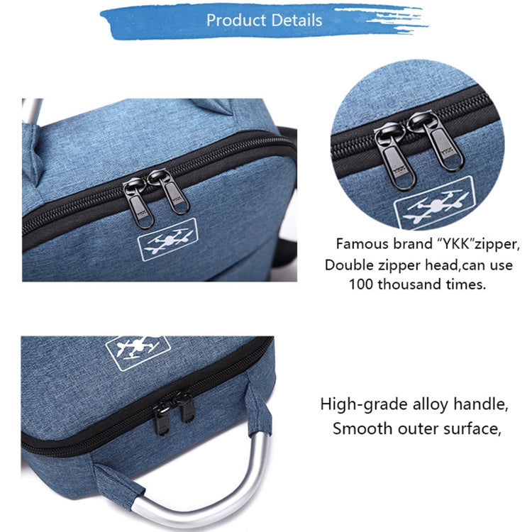 Portable Waterproof Drone Shoulder Storage Bag for DJI Mavic Mini 2(Blue) - DJI & GoPro Accessories by buy2fix | Online Shopping UK | buy2fix