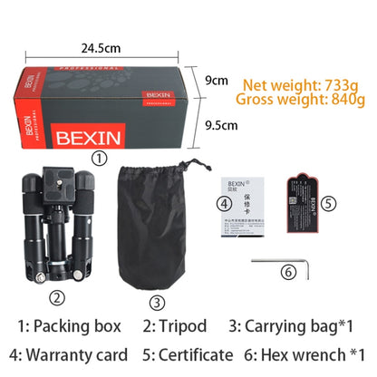 BEXIN Mate 10 Desktop Mini Ball Head Camera Tripods for DSLR Slr Camera - Tripods by BEXIN | Online Shopping UK | buy2fix