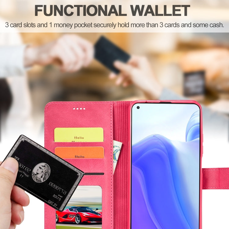 For Xiaomi Mi 10 5G / Mi 10T Pro 5G LC.IMEEKE Calf Texture Horizontal Flip Leather Case with Holder & Card Slots & Wallet(Red) - Xiaomi Cases by LC.IMEEKE | Online Shopping UK | buy2fix