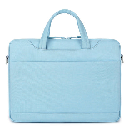 For 13.3-14 inch Laptop Multi-function Laptop Single Shoulder Bag Handbag(Light Blue) - 13.3 inch by buy2fix | Online Shopping UK | buy2fix