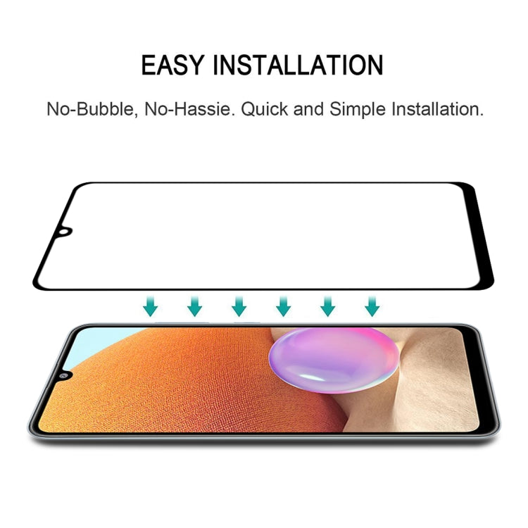 For Samsung Galaxy A32 4G Full Glue Full Screen Tempered Glass Film - Samsung Accessories by buy2fix | Online Shopping UK | buy2fix