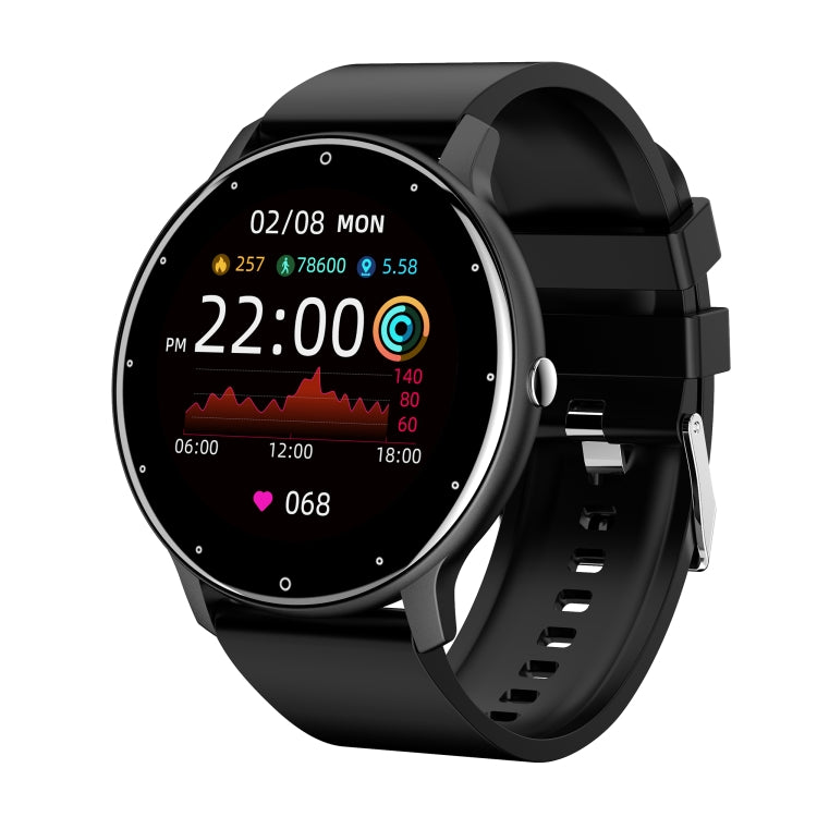 ZL02 1.28 inch Touch Screen IP67 Waterproof Smart Watch, Support Blood Pressure Monitoring / Sleep Monitoring / Heart Rate Monitoring(Black) - Smart Wear by buy2fix | Online Shopping UK | buy2fix