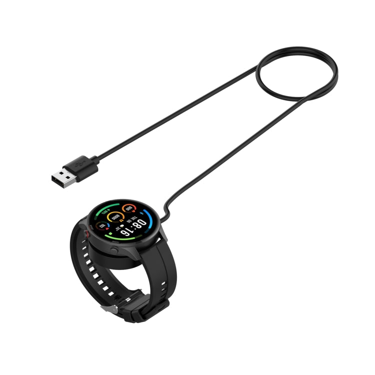 For Xiaomi Watch Color Sport USB Magnetic Charging Cable, Length: 1m(Black) - Charger by buy2fix | Online Shopping UK | buy2fix