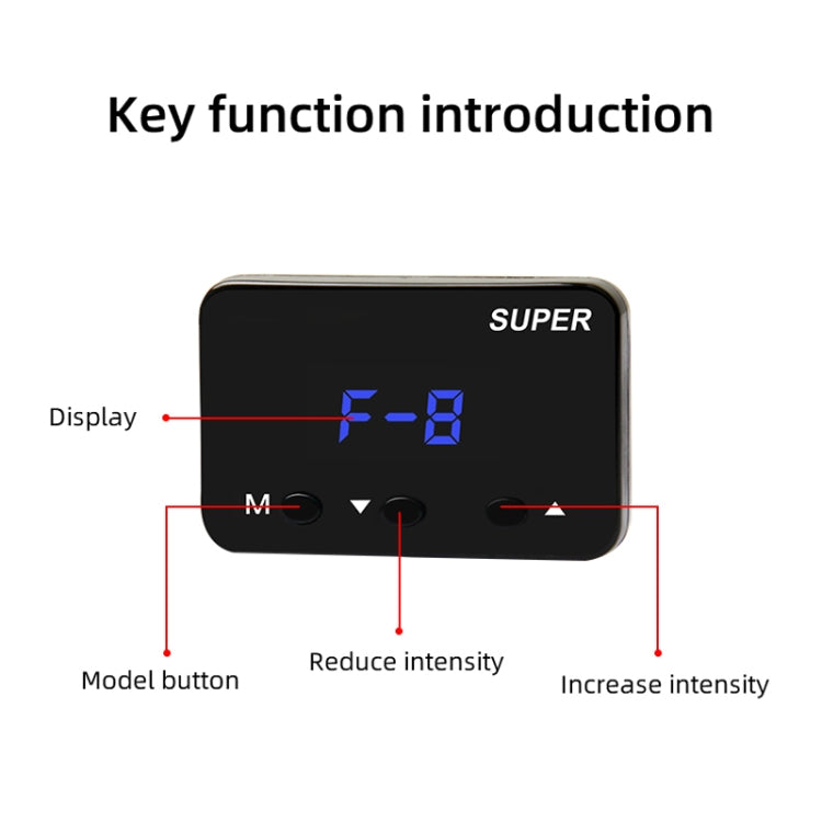 For Mazda BT-50(UP) 2011- Car Potent Booster Electronic Throttle Controller - In Car by buy2fix | Online Shopping UK | buy2fix