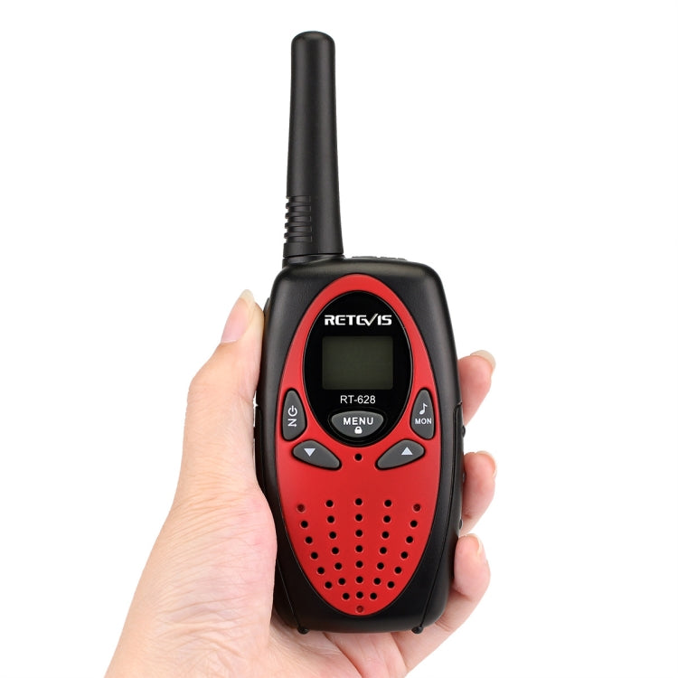 1 Pair RETEVIS RT628 0.5W EU Frequency 446MHz 8CHS Handheld Children Walkie Talkie(Red) - Consumer Electronics by RETEVIS | Online Shopping UK | buy2fix