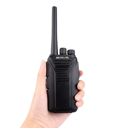 RETEVIS RT27 2W US Frequency 462.5500MHz-467.7125MHz 22CHS FRS Two Way Radio Handheld Walkie Talkie, US Plug(Black) - Handheld Walkie Talkie by RETEVIS | Online Shopping UK | buy2fix