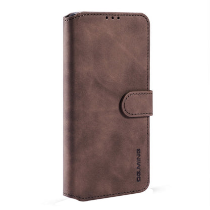 For OnePlus 9 Pro DG.MING Retro Oil Side Horizontal Flip Leather Case with Holder & Card Slots & Wallet(Coffee) - OnePlus Cases by DG.MING | Online Shopping UK | buy2fix