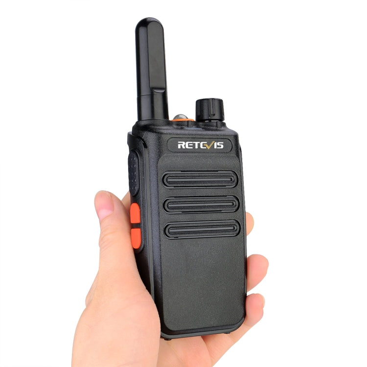 1 Pair RETEVIS RB635 0.5W EU Frequency PMR446 16CHS License-free Two Way Radio Handheld Walkie Talkie(Black) - Handheld Walkie Talkie by RETEVIS | Online Shopping UK | buy2fix