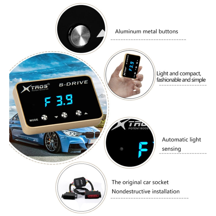 For Volkswagen Sharan 2000-2010 TROS 8-Drive Potent Booster Electronic Throttle Controller Speed Booster - In Car by TROS | Online Shopping UK | buy2fix