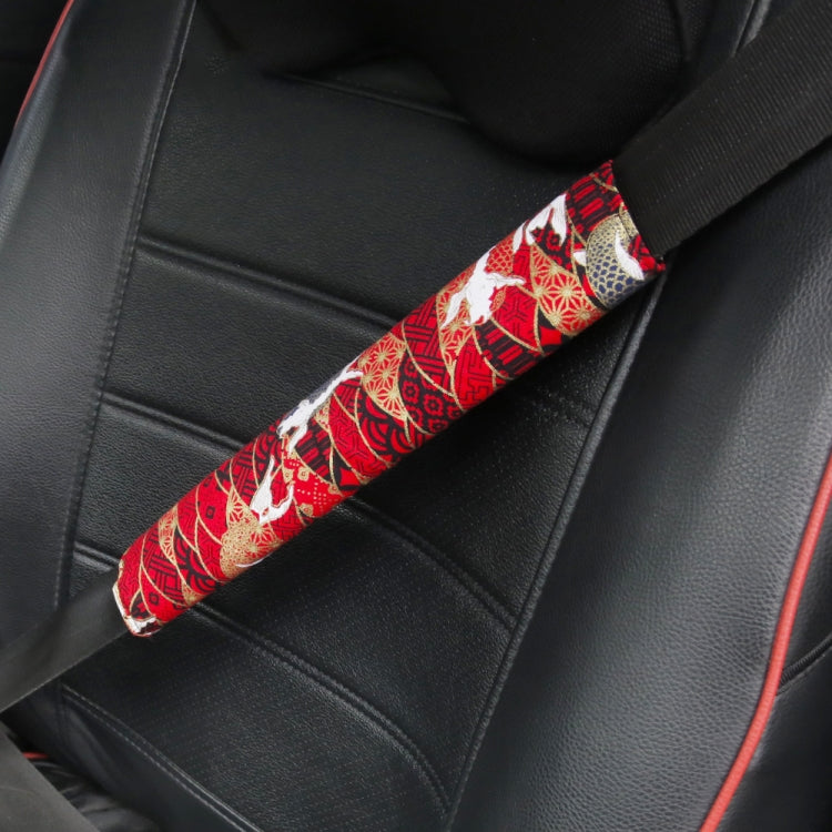 Car Seat Belt Protective Cover(Koi Red) - In Car by buy2fix | Online Shopping UK | buy2fix