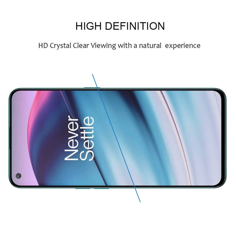 For OnePlus Nord CE 5G Full Glue Full Cover Screen Protector Tempered Glass Film - OnePlus Tempered Glass by buy2fix | Online Shopping UK | buy2fix