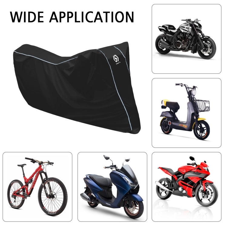 WUPP CS-1410A1 Motorcycle Thickened Oxford Cloth All-inclusive Waterproof Sun-proof Protective Cover, Size:S(Black) - In Car by WUPP | Online Shopping UK | buy2fix