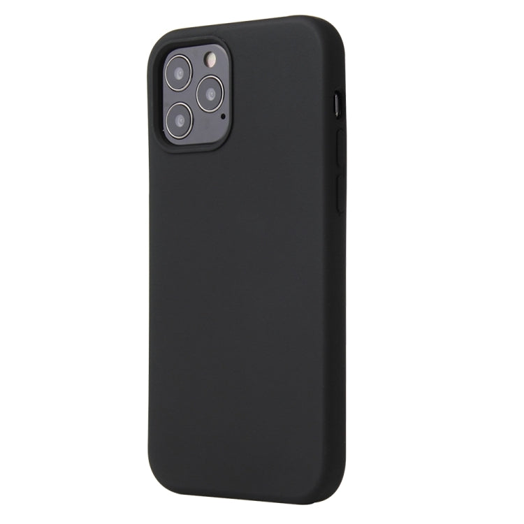 For iPhone 13 Pro Solid Color Liquid Silicone Shockproof Protective Case (Black) - iPhone 13 Pro Cases by buy2fix | Online Shopping UK | buy2fix