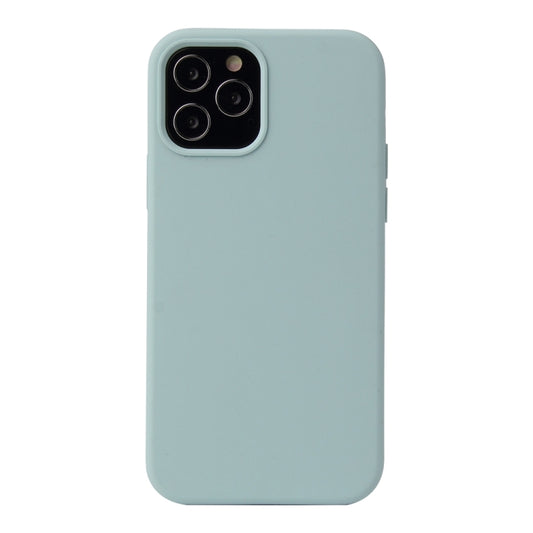 For iPhone 13 Pro Max Solid Color Liquid Silicone Shockproof Protective Case (Emerald Green) - iPhone 13 Pro Max Cases by buy2fix | Online Shopping UK | buy2fix