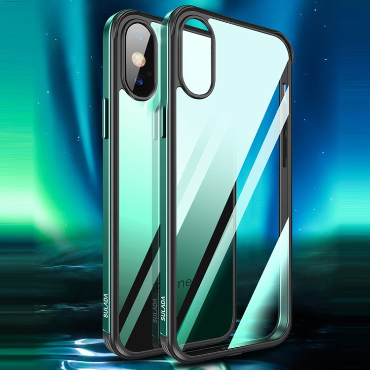 For iPhone X / XS SULADA Shockproof Aviation Aluminum Metal Frame + Nano Glass + TPU Protective Case(Silver) - More iPhone Cases by SULADA | Online Shopping UK | buy2fix