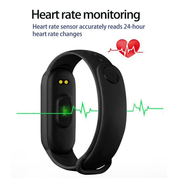 M6 Sports Smart Bracelet, Support Heart Rate Monitoring & Blood Pressure Monitoring & Sleep Monitoring & Sedentary Reminder, Type:Magnetic Charging(Blue) - Smart Wear by buy2fix | Online Shopping UK | buy2fix