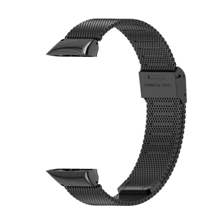 For Huawei Band 6 / Honor Band 6 MIJOBS Milan Stainless Steel Watch Band(Black) - Smart Wear by MIJOBS | Online Shopping UK | buy2fix