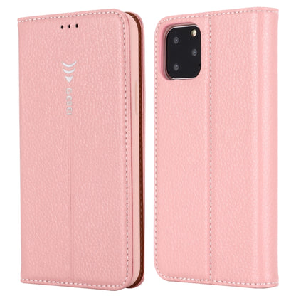 For iPhone 11 Pro Max GEBEI PU+TPU Horizontal Flip Protective Case with Holder & Card Slots(Rose Gold) - iPhone 11 Pro Max Cases by GEBEI | Online Shopping UK | buy2fix