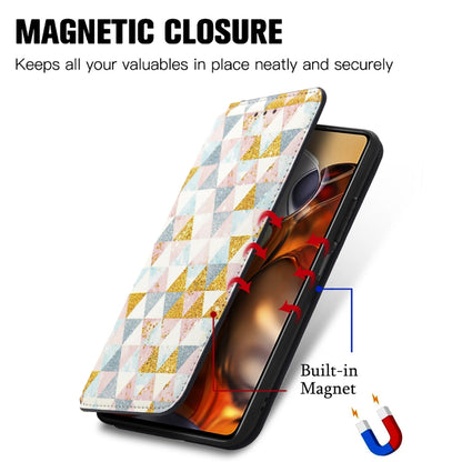 For Xiaomi 11T / 11T Pro CaseNeo Colorful Magnetic Leather Case with Holder & Card Slot & Wallet(Rhombus) - Xiaomi Accessories by buy2fix | Online Shopping UK | buy2fix