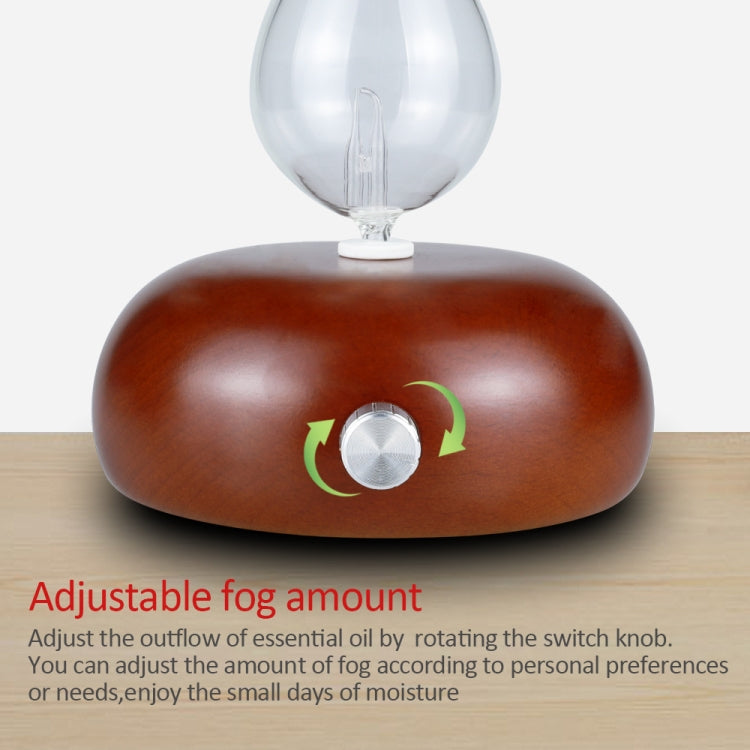 Wood Essential Oil Diffuser Aromatherapy Machine Automatic Alcohol Sprayer, Plug Specification:US Plug(Dark Brown) - Home & Garden by buy2fix | Online Shopping UK | buy2fix