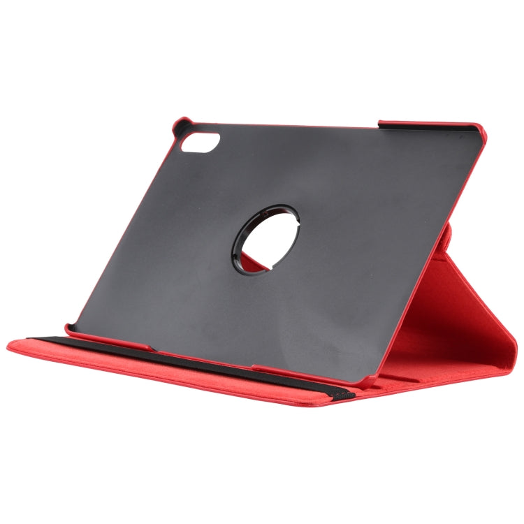 For Lenovo Tab P12 Pro 12.6 Litchi Texture Solid Color Leather Tablet Case(Red) - Lenovo by buy2fix | Online Shopping UK | buy2fix