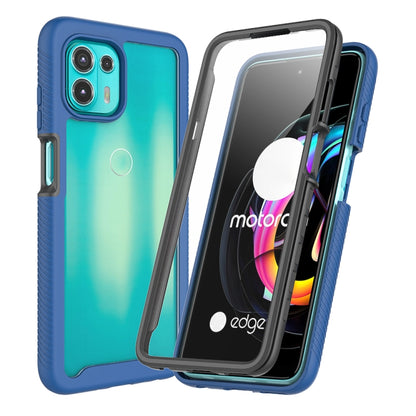 For Motorola Edge 20 Lite Starry Sky PC + TPU Phone Case with PET Film(Royal Blue) - Motorola Cases by buy2fix | Online Shopping UK | buy2fix