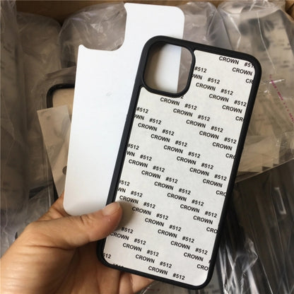 For iPhone 13 mini 10 PCS 2D Blank Sublimation Phone Case (Black) - iPhone 13 mini Cases by buy2fix | Online Shopping UK | buy2fix