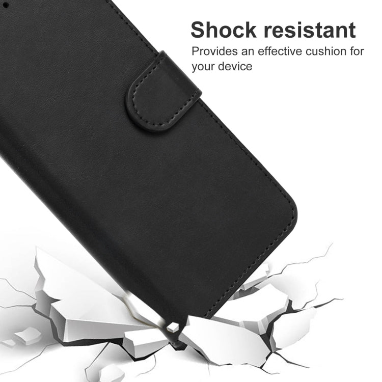 For Motorola Moto E32s Leather Phone Case(Black) - Motorola Cases by buy2fix | Online Shopping UK | buy2fix