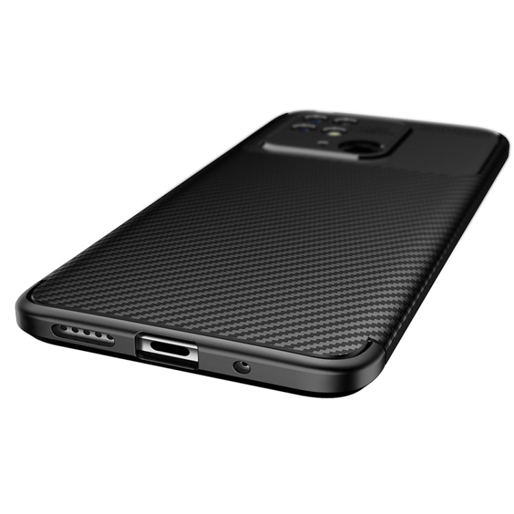 For Xiaomi Redmi 10C Carbon Fiber Texture Shockproof TPU Phone Case(Black) - Xiaomi Accessories by buy2fix | Online Shopping UK | buy2fix
