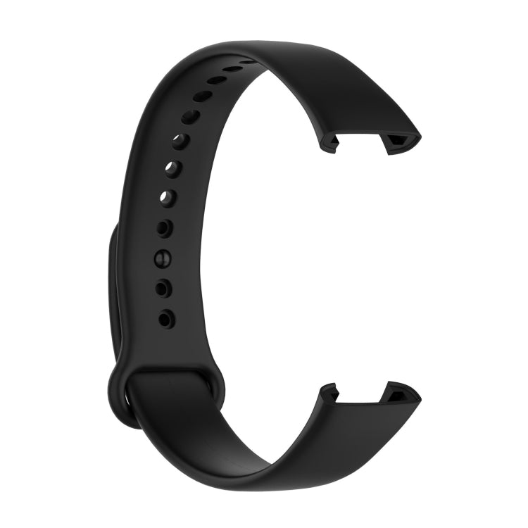 For Xiaomi Redmi Band Pro Solid Color Silicone Watch Band(Black) - Smart Wear by buy2fix | Online Shopping UK | buy2fix