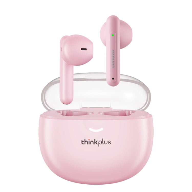 Lenovo LP1Pro Half In-Ear HD Call Wireless Bluetooth TWS Sports Earphone(Pink) - TWS Earphone by Lenovo | Online Shopping UK | buy2fix