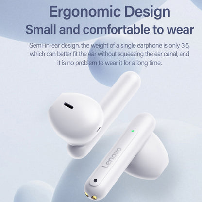 Lenovo LP1Pro Half In-Ear HD Call Wireless Bluetooth TWS Sports Earphone(White) - TWS Earphone by Lenovo | Online Shopping UK | buy2fix