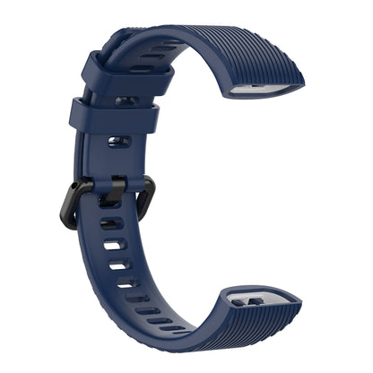 For Huawei Band 3 & 4 Pro Silicone Watch Band(Navy Blue) - Smart Wear by buy2fix | Online Shopping UK | buy2fix