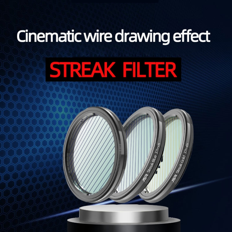 JSR Starlight Drawing Camera Lens Filter, Size:52mm(Streak Blue) - Camera Accessories by JSR | Online Shopping UK | buy2fix