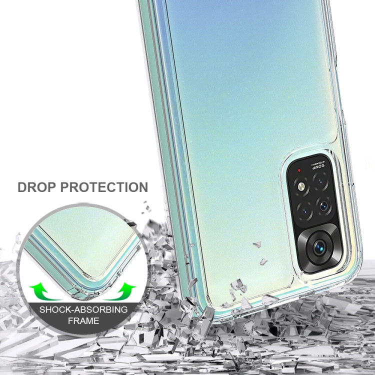 For Xiaomi Redmi Note 11 Global/Redmi Note 11S Scratchproof TPU + Acrylic Protective Phone Case(Transparent) - Xiaomi Accessories by buy2fix | Online Shopping UK | buy2fix