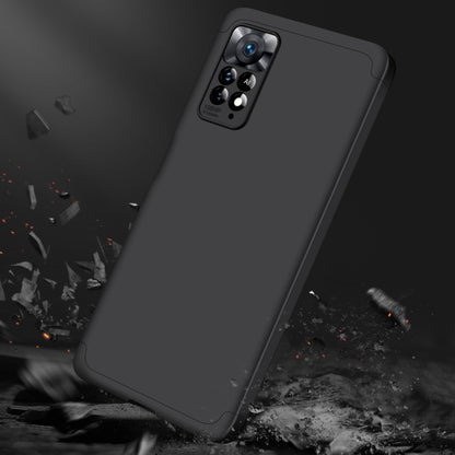 For Xiaomi Redmi Note 11 Pro 4G / 5G Global GKK Three Stage Splicing Full Coverage PC Case(Black) - Redmi Note 11 Pro Case by GKK | Online Shopping UK | buy2fix