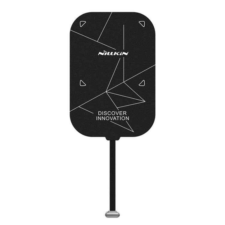 NILLKIN Magic Tag Plus Wireless Charging Receiver with USB-C / Type-C Port(Long Flex Cable) -  by NILLKIN | Online Shopping UK | buy2fix