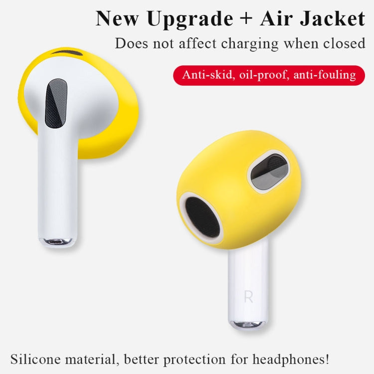 Ear Cap Silicone Protective Case for AirPods 3(White) - Apple Accessories by buy2fix | Online Shopping UK | buy2fix