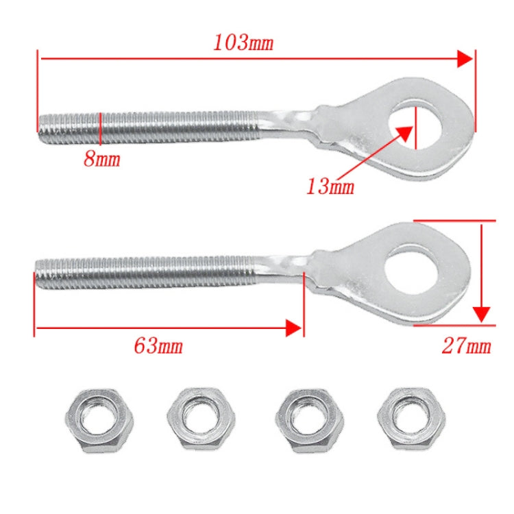 6 Sets Off-road ATV 50cc/70cc/90cc/110cc/125cc Chain Roller Guide Tensioner Idler - In Car by buy2fix | Online Shopping UK | buy2fix