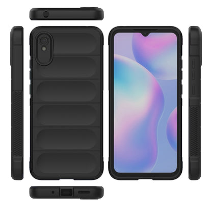 For Xiaomi Redmi 9A Magic Shield TPU + Flannel Phone Case(White) - Xiaomi Cases by buy2fix | Online Shopping UK | buy2fix